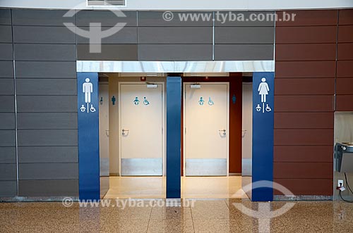  Banheiro masculino e feminino do Aeroporto Internacional de Viracopos  - Campinas - São Paulo (SP) - Brasil