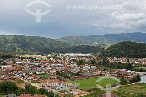  Vista geral da cidade de Itamonte com a Serra da Mantiqueira ao fundo  - Itamonte - Minas Gerais (MG) - Brasil