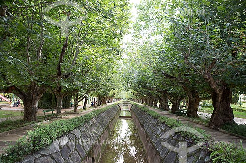  Canal no Parque Dr. Lisandro Carneiro Guimarães (Parque das Águas de Caxambu)  - Caxambu - Minas Gerais (MG) - Brasil
