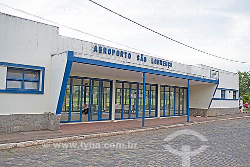  Fachada do Aeroporto de São Lourenço  - São Lourenço - Minas Gerais (MG) - Brasil