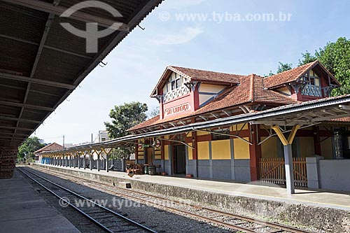  Fachada da Estação Ferroviária de São Lourenço  - São Lourenço - Minas Gerais (MG) - Brasil