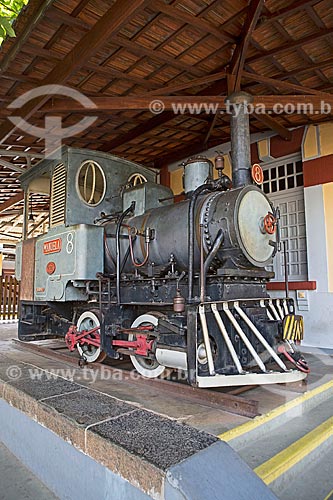  Locomotiva Lokomotivfabrik Krauss & Comp 8, Alemanha 2761 (1892) - em exibição na Estação Ferroviária de São Lourenço  - São Lourenço - Minas Gerais (MG) - Brasil