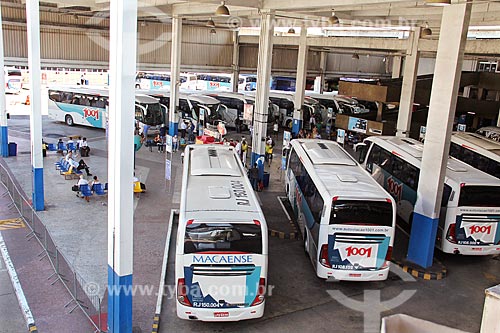  Ônibus no setor de embarque do Terminal Rodoviário do Rio de Janeiro  - Rio de Janeiro - Rio de Janeiro (RJ) - Brasil