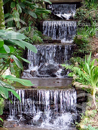  Cascata na Jardim Botânico do Rio de Janeiro  - Rio de Janeiro - Rio de Janeiro (RJ) - Brasil