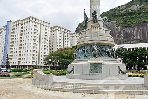  Monumento aos Heróis da Batalha de Laguna e Dourados na Praça General Tibúrcio  - Rio de Janeiro - Rio de Janeiro (RJ) - Brasil