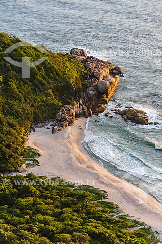  Vista da Praia do Meio a partir da Pedra do Telégrafo no Morro de Guaratiba  - Rio de Janeiro - Rio de Janeiro (RJ) - Brasil