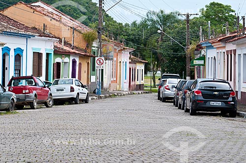  Fachada de casarios em Iguape  - Iguape - São Paulo (SP) - Brasil