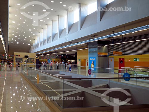  Interior de estação do Metrô Rio (linha 4)  - Rio de Janeiro - Rio de Janeiro (RJ) - Brasil