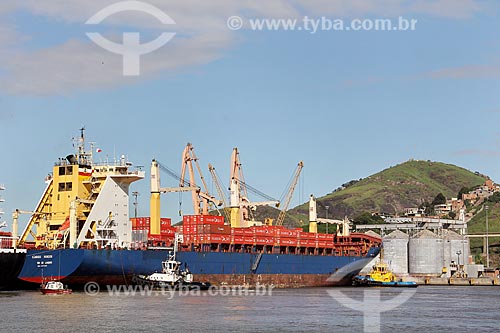  Navio cargueiro Cândido Rondon no Porto de Vitória  - Vila Velha - Espírito Santo (ES) - Brasil