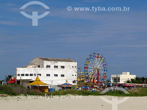  Parque de diversões próximo à praia da cidade de Ilha Comprida  - Ilha Comprida - São Paulo (SP) - Brasil