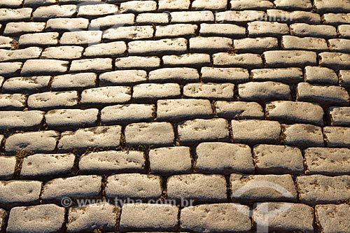  Detalhe de rua de paralelepípedo  - Ouro Preto - Minas Gerais (MG) - Brasil