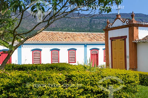  Vista da Capela dos Passos da Paixão (1740) no Largo da Câmara  - Tiradentes - Minas Gerais (MG) - Brasil