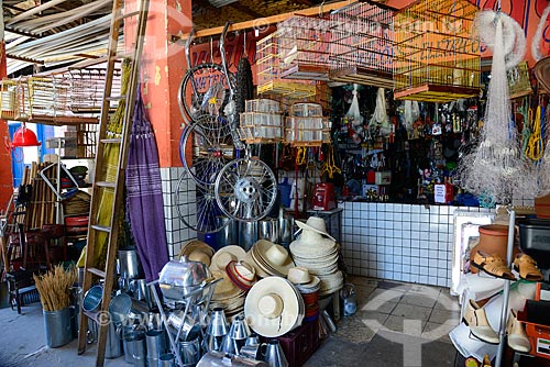  Entrada de loja no Mercado Público de Monteiro  - Monteiro - Paraíba (PB) - Brasil