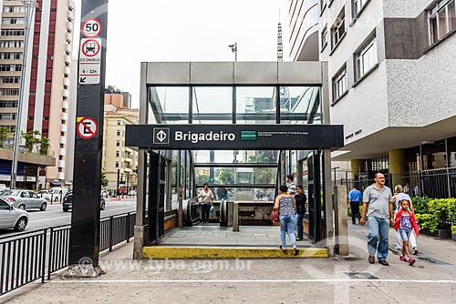  Estação Brigadeiro do Metrô de São Paulo  - São Paulo - São Paulo (SP) - Brasil