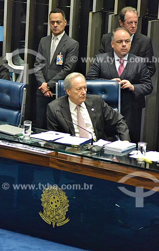  Ministro Ricardo Lewandowski presidindo a sessão de julgamento do impeachment da Presidente Dilma Rousseff no Senado Federal  - Brasília - Distrito Federal (DF) - Brasil