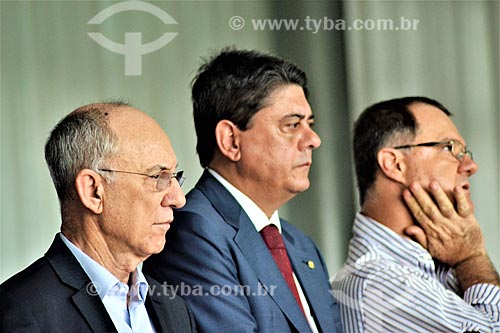  Rui Falcão, Wadih Damous e convidados no Palácio da Alvorada após a aprovação do impeachment da Presidente Dilma Rousseff no Senado Federal  - Brasília - Distrito Federal (DF) - Brasil