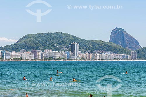  Vista da Praia de Copacabana com o Pão de Açúcar ao fundo  - Rio de Janeiro - Rio de Janeiro (RJ) - Brasil