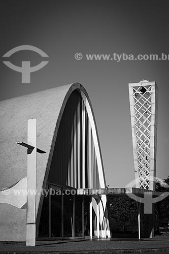  Fachada da Igreja São Francisco de Assis (1943) - também conhecida como Igreja da Pampulha  - Belo Horizonte - Minas Gerais (MG) - Brasil