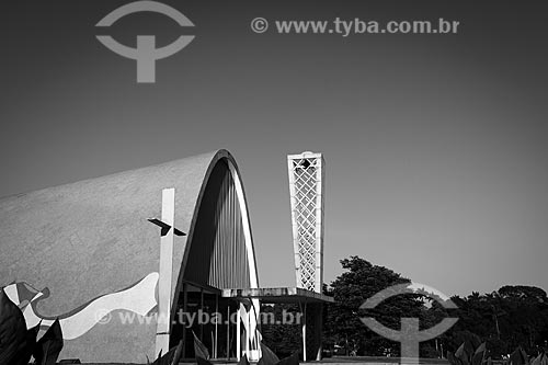  Fachada da Igreja São Francisco de Assis (1943) - também conhecida como Igreja da Pampulha  - Belo Horizonte - Minas Gerais (MG) - Brasil