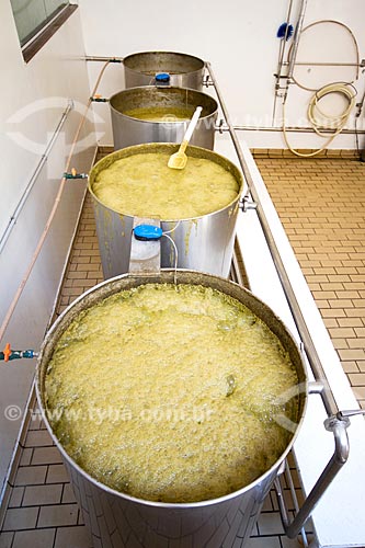  Processo de fermentação da garapa no Alambique Guarani  - Guarani - Minas Gerais (MG) - Brasil