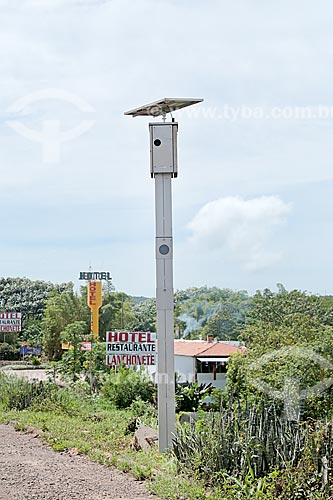  Radar para fiscalização eletrônica de velocidade na Rodovia BR-364  - Santo Antônio do Leverger - Mato Grosso (MT) - Brasil