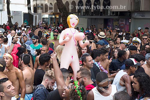  Concentração do bloco de carnaval de rua Banda de Ipanema na Rua Teixeira de Melo  - Rio de Janeiro - Rio de Janeiro (RJ) - Brasil
