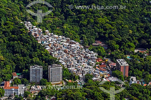  Vista da Favela Parque da Cidade a partir do Morro Dois Irmãos  - Rio de Janeiro - Rio de Janeiro (RJ) - Brasil