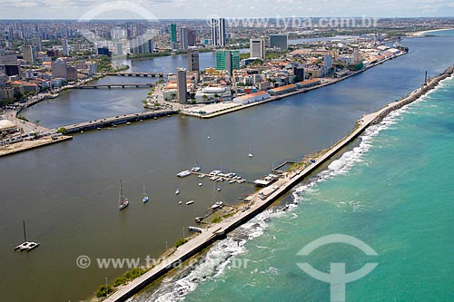  Foto aérea do Pernambuco Iate Clube (PIC)  - Recife - Pernambuco (PE) - Brasil