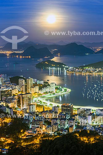  Vista da Enseada de Botafogo a partir do Mirante Dona Marta  - Rio de Janeiro - Rio de Janeiro (RJ) - Brasil