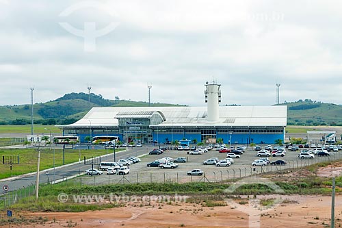  Vista geral do estacionamento do Aeroporto Regional Presidente Itamar Augusto Cautieiro Franco  - Goianá - Minas Gerais (MG) - Brasil