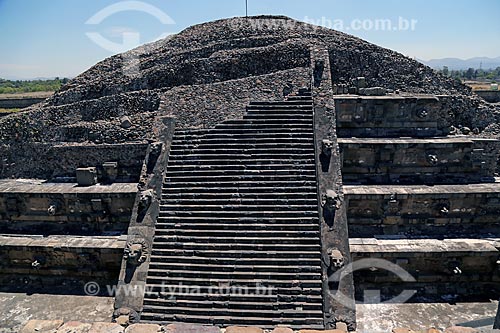  Pirámide de la Serpiente Emplumada (Pirâmide da Serpente Emplumada) - também conhecida como Pirâmide de Quetzalcóatl - nas Ruínas de Teotihuacan  - San Juan Teotihuacán - Estado do México - México