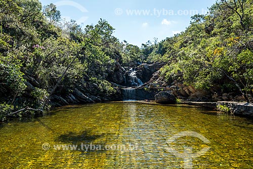  Piscina natural no Rio Parauninha  - Santana do Riacho - Minas Gerais (MG) - Brasil