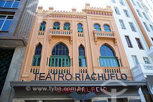  Fachada do Teatro Riachuelo Rio (1890) - antigo Cine Palácio  - Rio de Janeiro - Rio de Janeiro (RJ) - Brasil