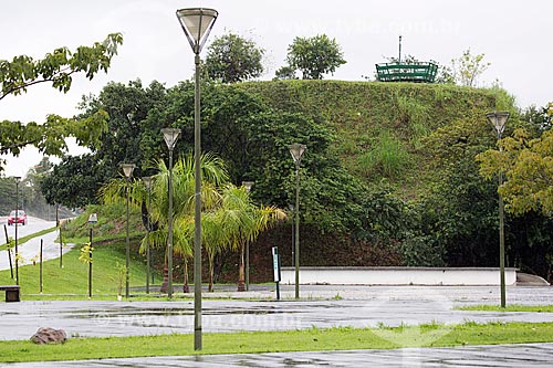  Sambaqui Morro do Ouro no Parque da Cidade de Joinville  - Joinville - Santa Catarina (SC) - Brasil