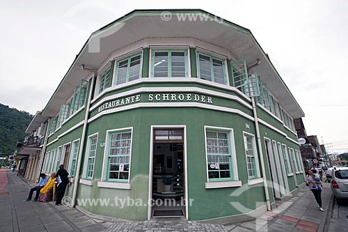  Fachada do Restaurante Schroeder  - Pomerode - Santa Catarina (SC) - Brasil