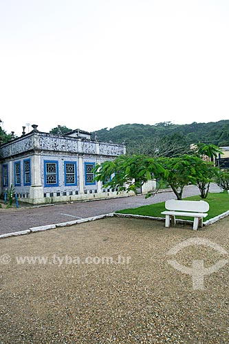  Fachada da Casa Pinto Dulysséa (1866) - hoje abriga a Fundação Lagunense de Cultura  - Laguna - Santa Catarina (SC) - Brasil