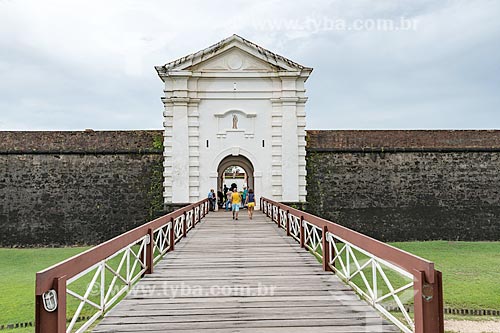  Vista da entrada da Fortaleza de São José de Macapá (1754)  - Macapá - Amapá (AP) - Brasil