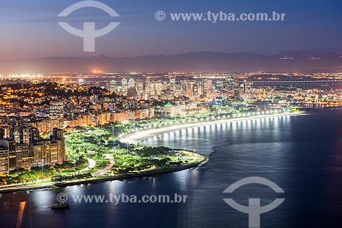  Vista geral do Aterro do Flamengo a partir do Pão de Açúcar  - Rio de Janeiro - Rio de Janeiro (RJ) - Brasil