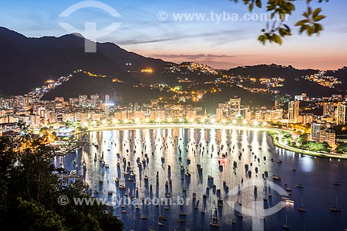  Vista geral da Enseada de Botafogo a partir do Pão de Açúcar  - Rio de Janeiro - Rio de Janeiro (RJ) - Brasil