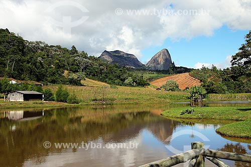  Vista do Pico da pedra azul no Parque Estadual da Pedra Azul  - Domingos Martins - Espírito Santo (ES) - Brasil