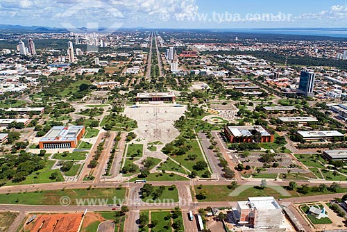  Foto aérea da Praça dos Girassóis  - Palmas - Tocantins (TO) - Brasil