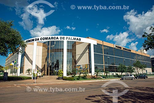  Fachada do Fórum de Palmas  - Palmas - Tocantins (TO) - Brasil