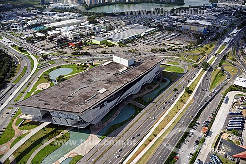  Foto aérea da Cidade das Artes - antiga Cidade da Música  - Rio de Janeiro - Rio de Janeiro (RJ) - Brasil