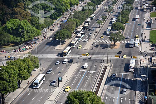  Vista de cima da Avenida Presidente Vargas  - Rio de Janeiro - Rio de Janeiro (RJ) - Brasil