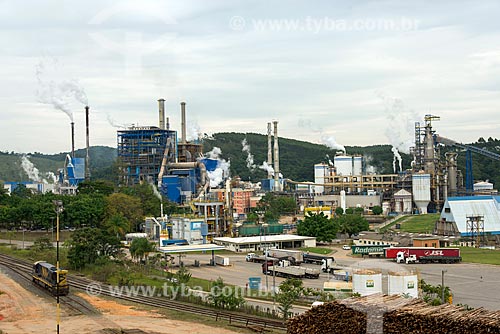  Vista da fábrica da Fibria Celulose  - Jacareí - São Paulo (SP) - Brasil