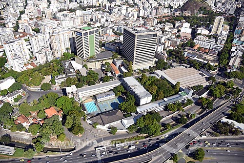  Foto aérea do Centro Federal de Educação Tecnológica Celso Suckow da Fonseca (CEFET/RJ)  - Rio de Janeiro - Rio de Janeiro (RJ) - Brasil