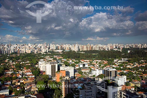  Vista da lado sul da Avenida Paulista a partir do Itaim Bibi  - São Paulo - São Paulo (SP) - Brasil