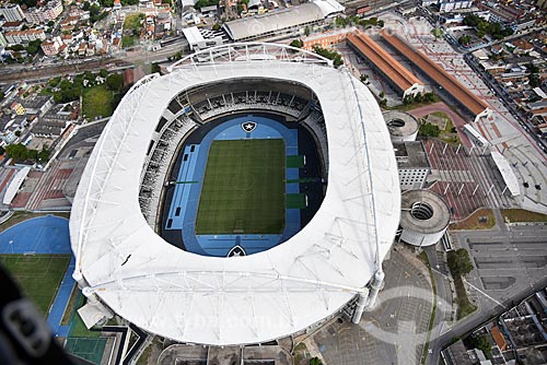  Foto aérea do Estádio Nilton Santos (2007)  - Rio de Janeiro - Rio de Janeiro (RJ) - Brasil