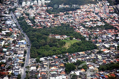  Foto aérea da antiga casa da família do Barão de Taquara (1757), hoje Área de Proteção Ambiental da Fazenda da Baronesa  - Rio de Janeiro - Rio de Janeiro (RJ) - Brasil