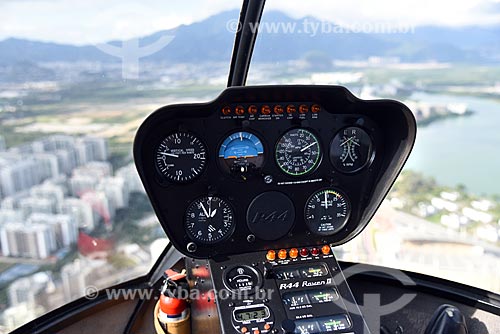  Foto aérea da Barra da Tijuca a partir de helicóptero  - Rio de Janeiro - Rio de Janeiro (RJ) - Brasil